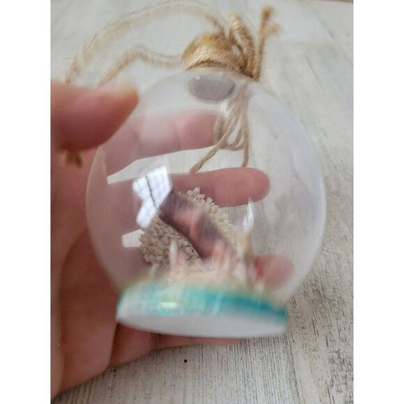 Starfish Message bottle Glitter ornament Xmas decor - Picture 6 of 7